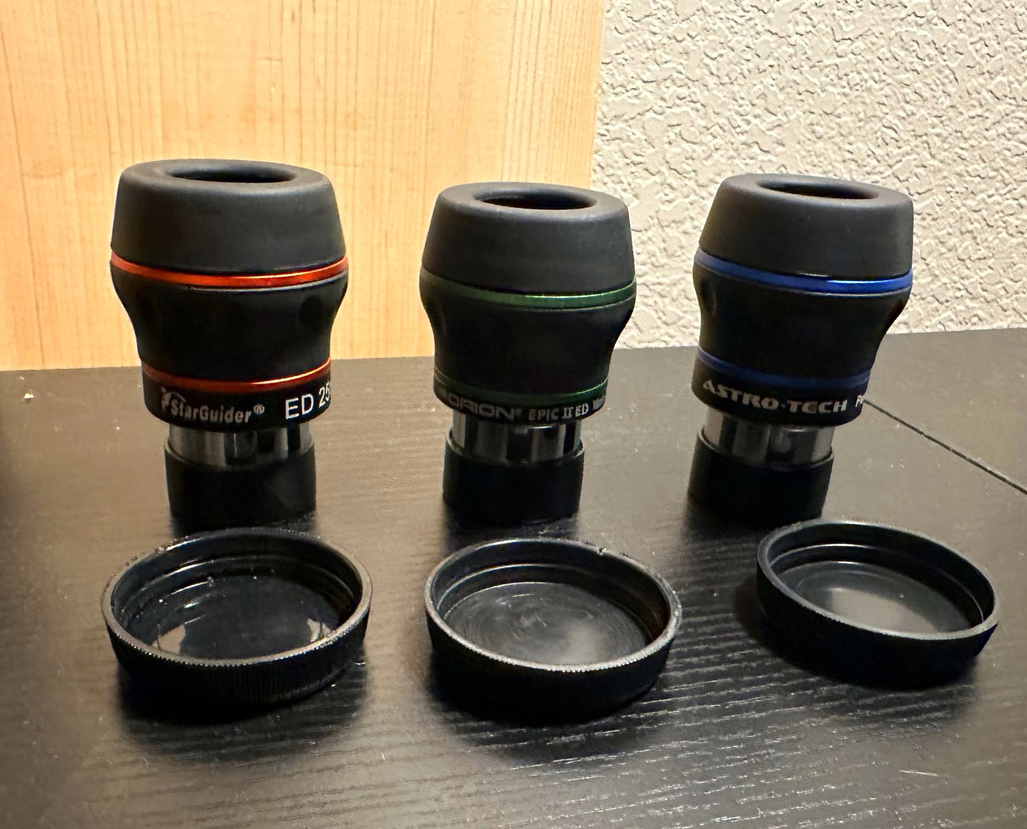 Agena Starguider Dual ED, Orion Epic II ED and Astro-Tech Paradigm Dual ED eyepieces 