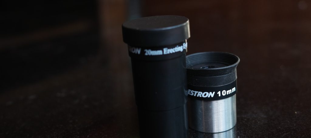 20mm and 10mm celestron eyepieces