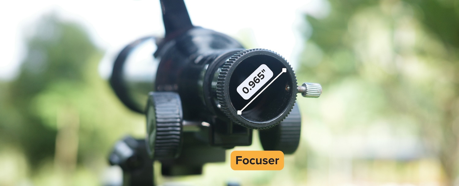 Travel scope 50's focuser