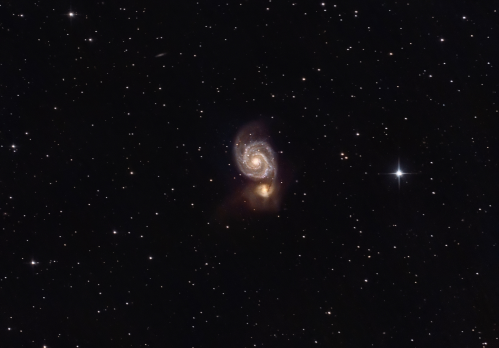 image of M51 taken with Orion 8