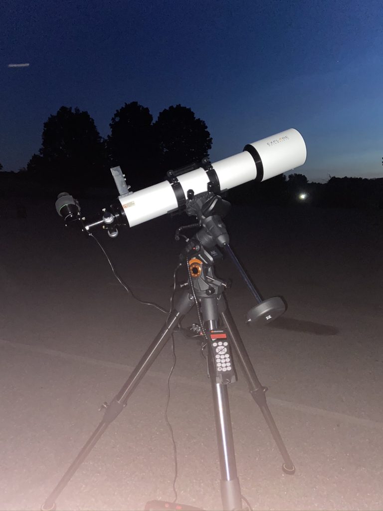 Explore Scientific Essentials ED127 on the Celestron Advanced VX