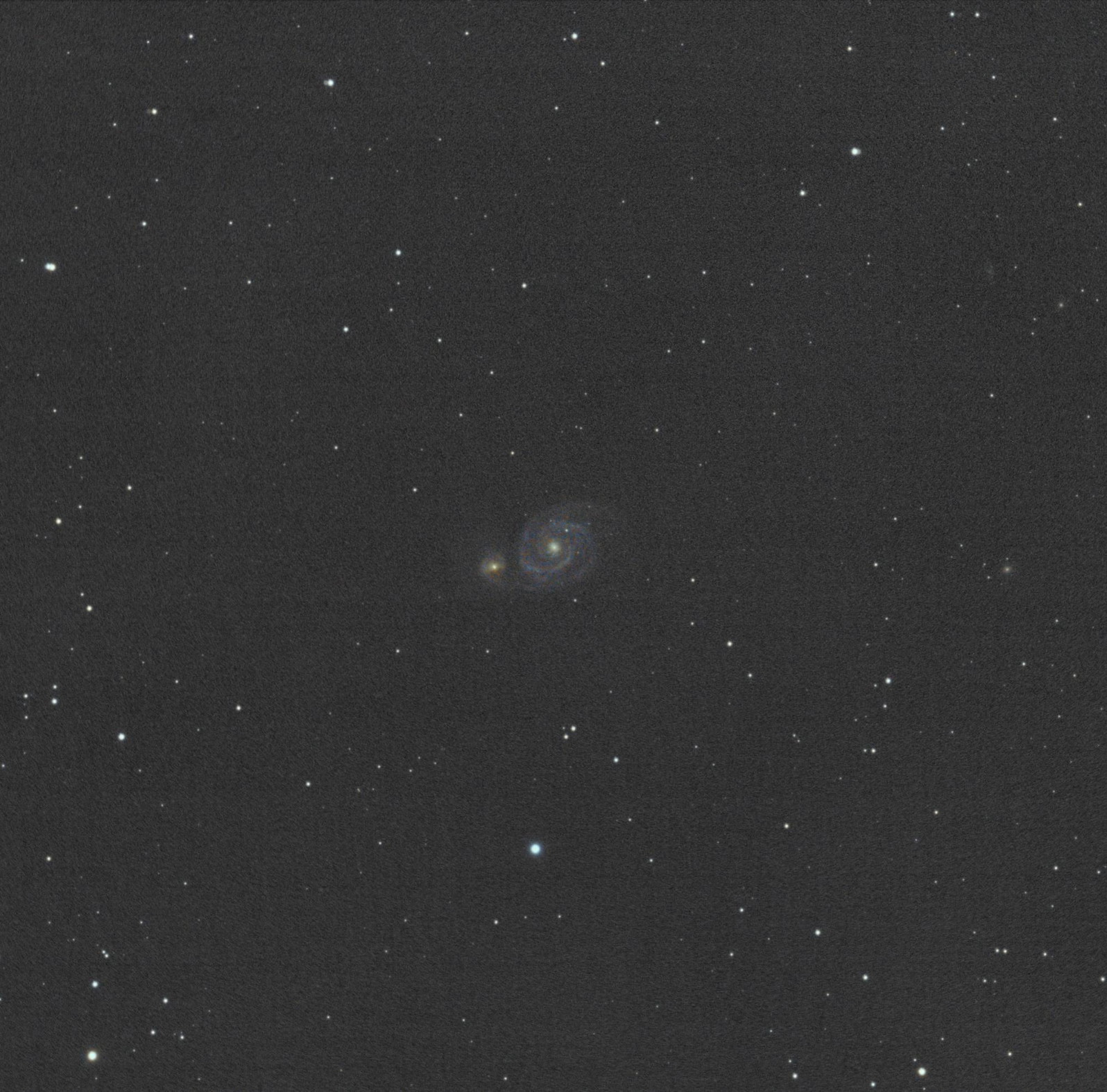 M51, the Whirlpool Galaxy shot using my HEQ5i Pro