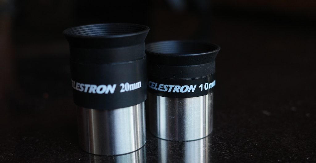 20mm and 10mm eyepieces