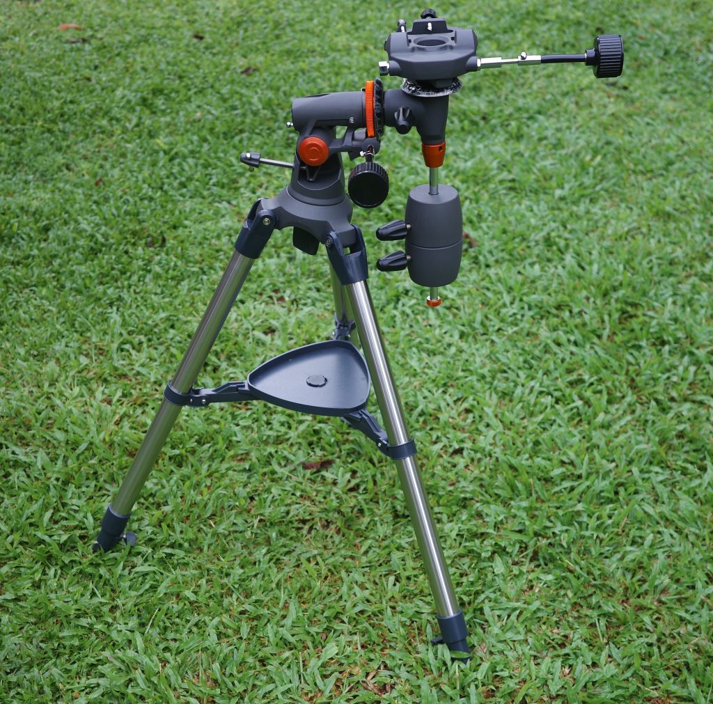 CG3 equatorial mount and tripod