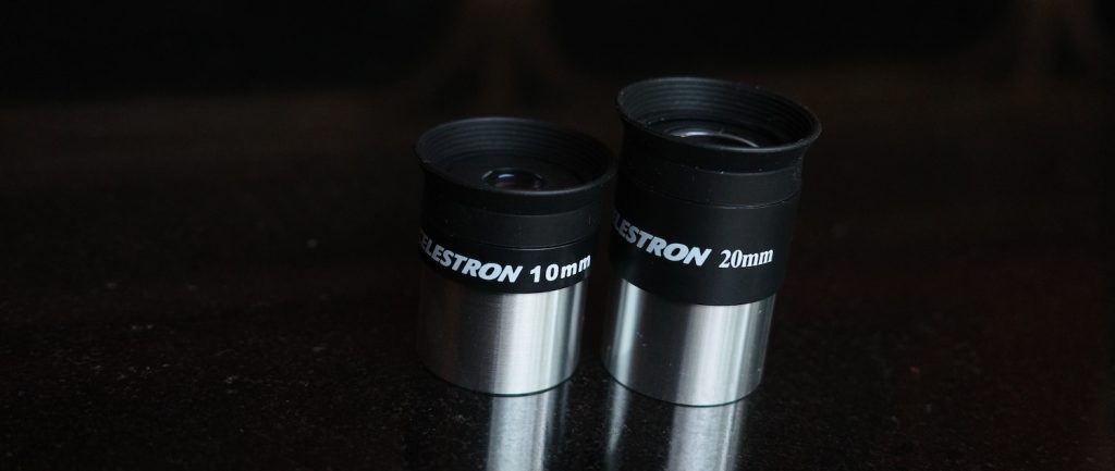 20mm and 10mm celestron eyepieces