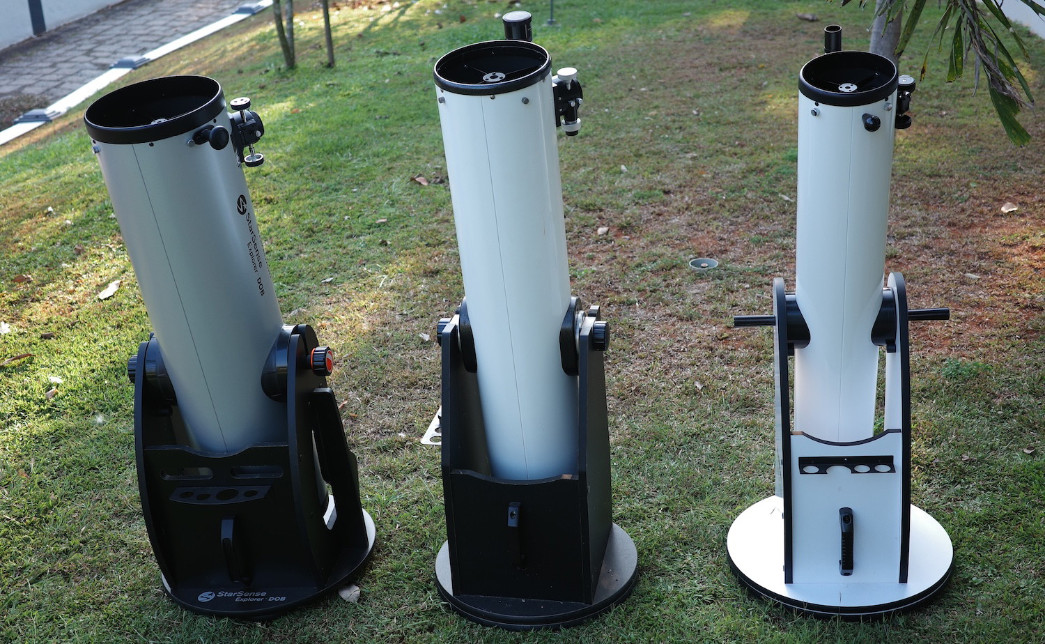 6, 8 and 10 inch dobsonian telescopes