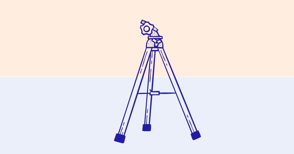 A sketch of a telescope mount