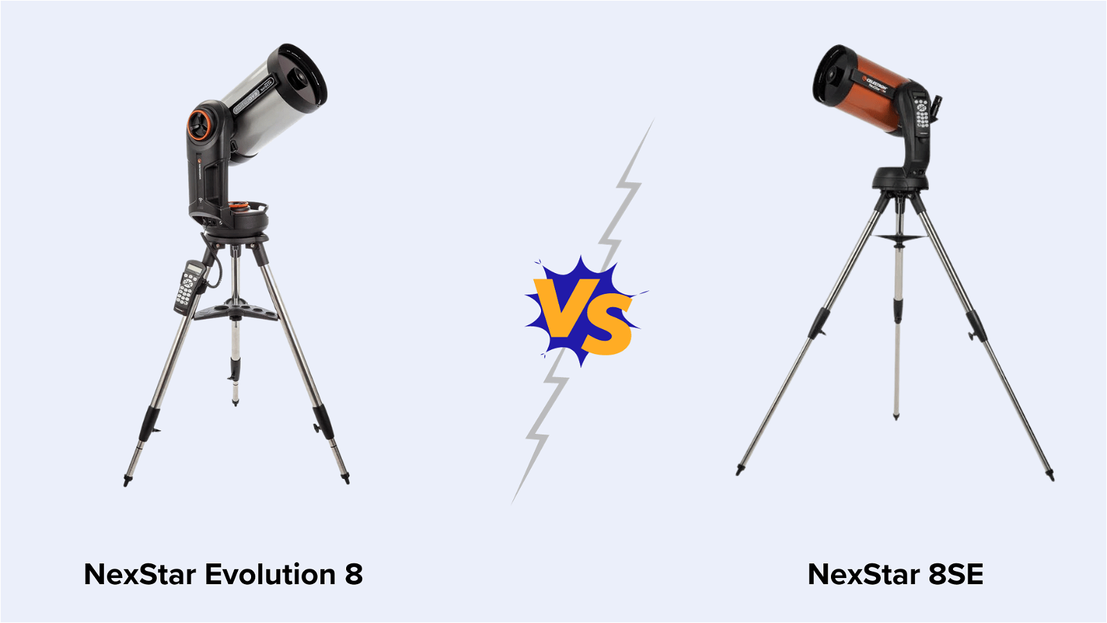 Celestron NexStar Evolution 8 vs NexStar 8SE