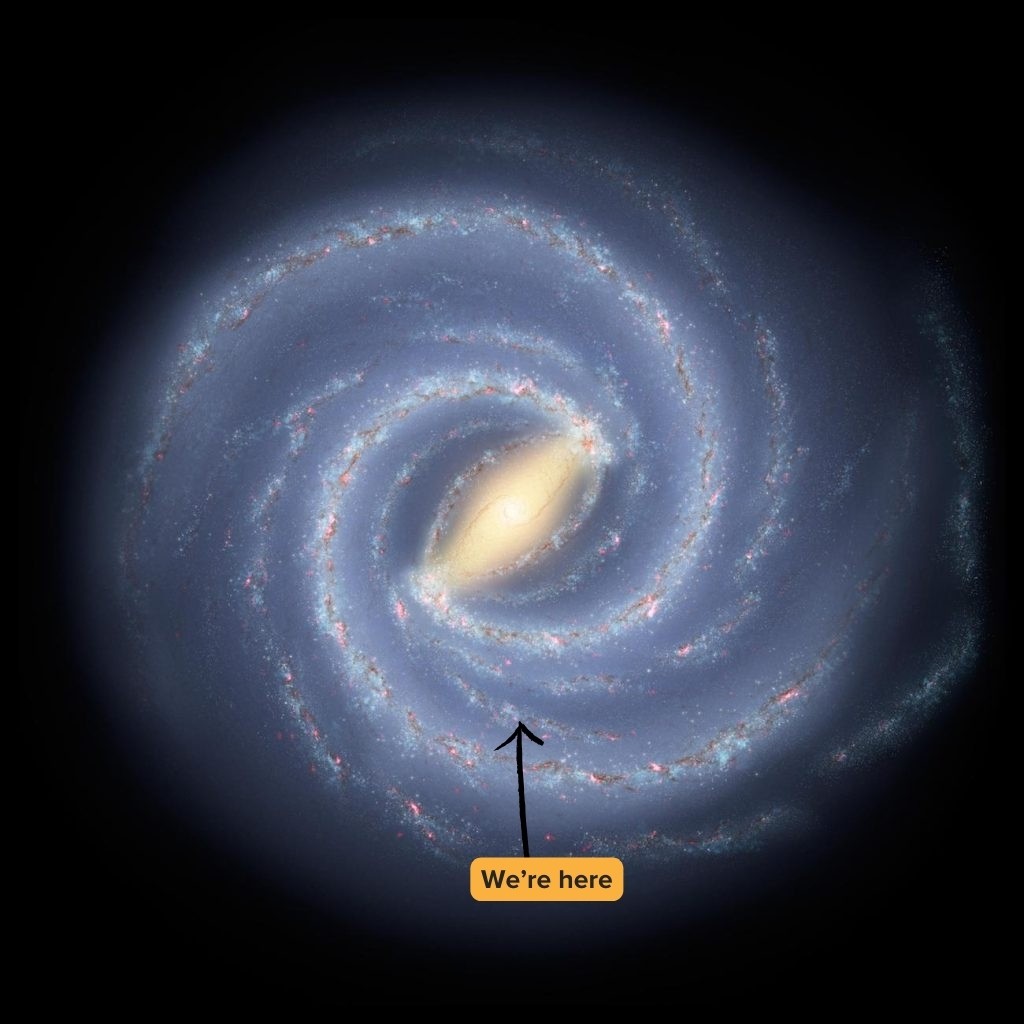 Artist concept of our Milky Way Galaxy