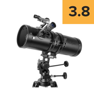 Explore One Aurora II Flat Black 114mm Slow Motion AZ Mount Telescope