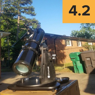 Zhumell Z130 tabletop dobsonian telescope